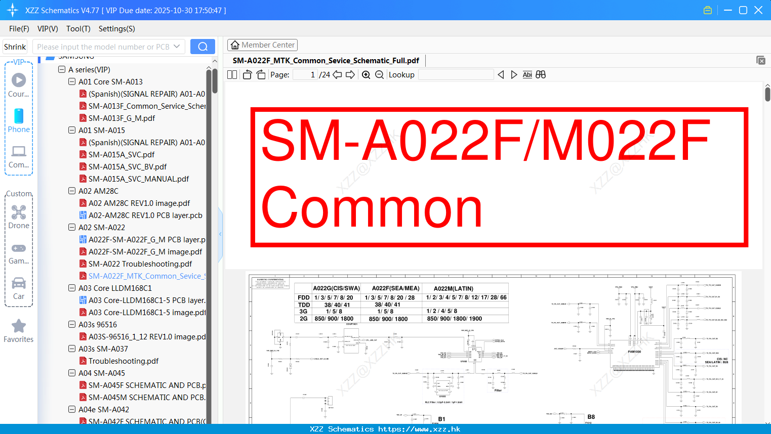 Samsung SM-A022F_MTK_Common_Sevice_Schematic_Full